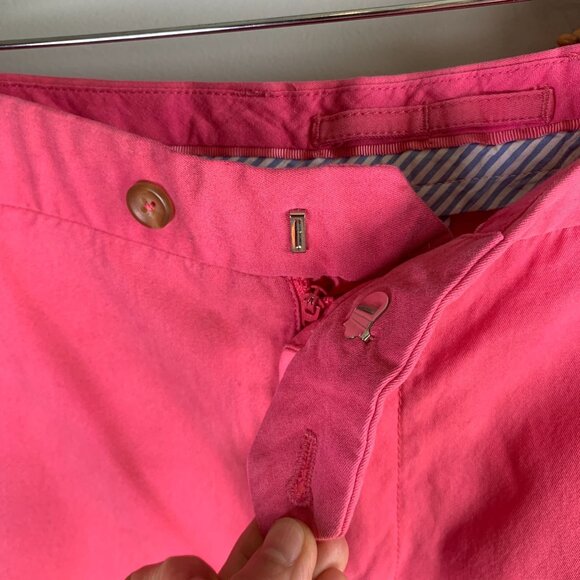 Fairway & Greene Men's Washed Cotton Silk Golf Short Sz 40 in Sunrise Pink - Picture 3 of 12